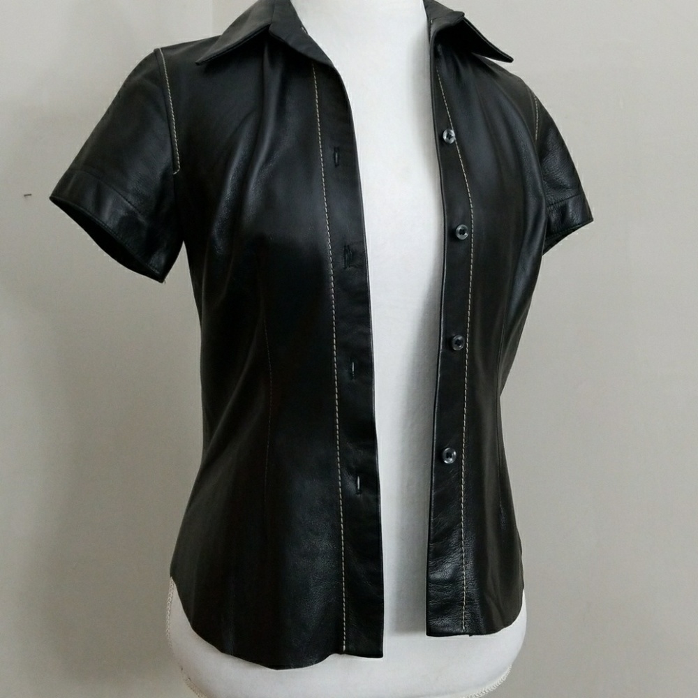 The Wright's Leather Top